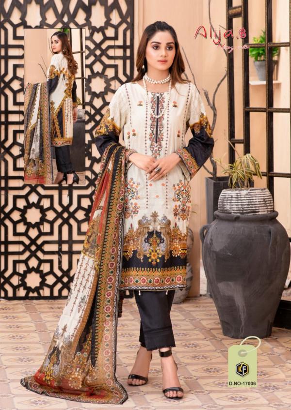 Keval Alija B 17 Cotton Karachi Print Dress Material Collection